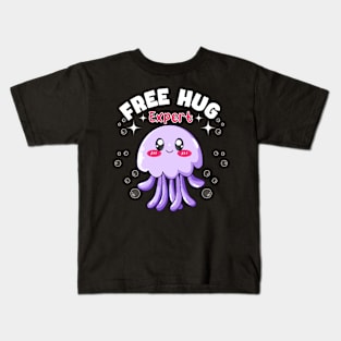 Free hugs expert jellyfish Kids T-Shirt